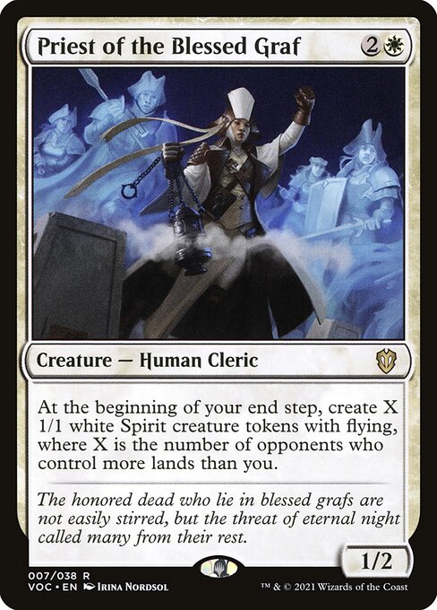 Priest of the Blessed Graf - Crimson Vow Commander Magic card