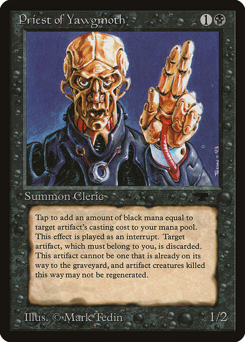 Priest of Yawgmoth - Antiquities Magic card