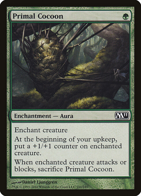 Primal Cocoon - Magic 2011 Magic card