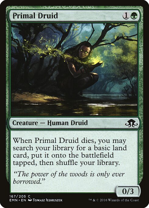 Primal Druid - Eldritch Moon Magic card