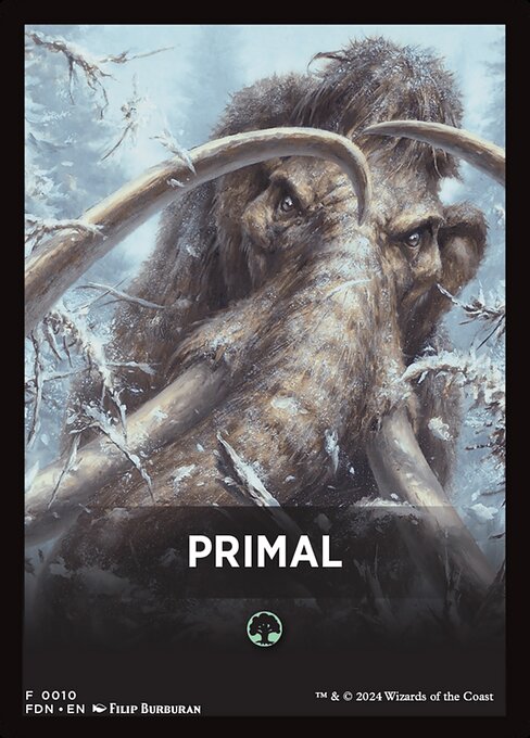 Primal - Foundations Front Cards (#10) - Illustrated by Filip Burburan - Magic: The Gathering Card