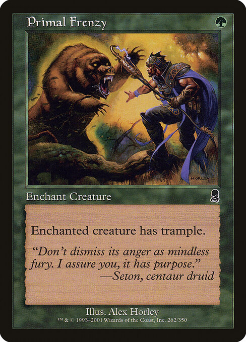 Primal Frenzy - Odyssey Magic card
