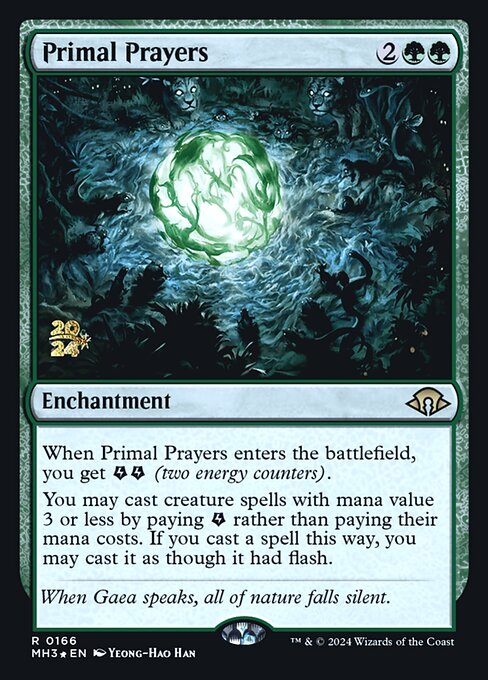 原初祷言 (Primal Prayers) - Modern Horizons 3 (#429) - Illustrated by Yeong-Hao Han - Magic: The Gathering Card
