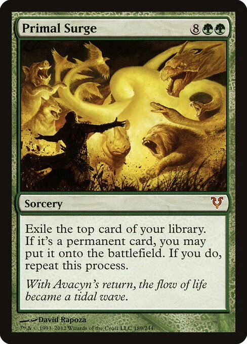 Primal Surge - Avacyn Restored Magic card