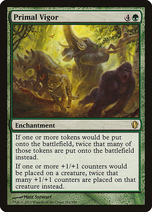 Primal Vigor - Commander 2013 Magic card