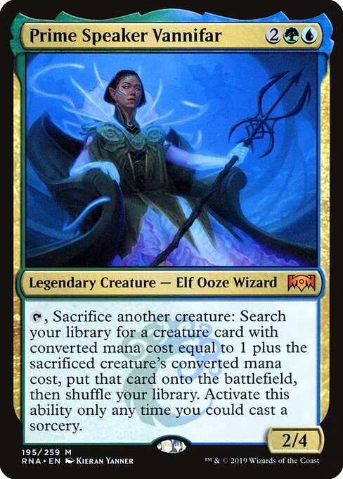Prime Speaker Vannifar - Ravnica Allegiance Magic card