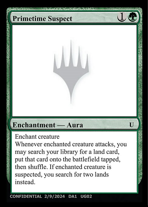 Primetime Suspect - Unknown Event (#UG02a) - Magic: The Gathering Card