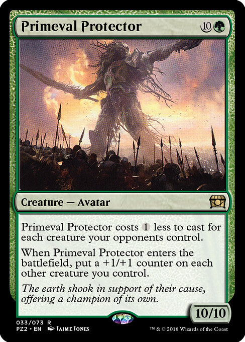 Primeval Protector - Treasure Chest (#33) - Illustrated by Jaime Jones - Magic: The Gathering Card