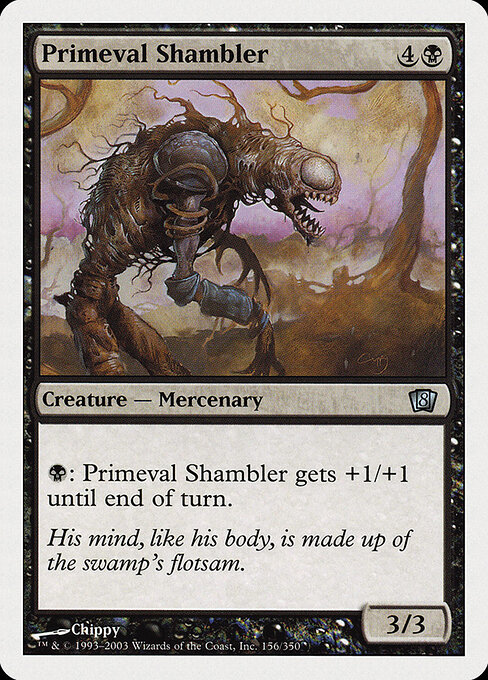 Primeval Shambler - Eighth Edition Magic card