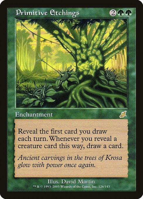 Primitive Etchings - Scourge Magic card