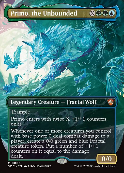 Primo, the Unbounded - Secrets of Strixhaven Commander Magic card