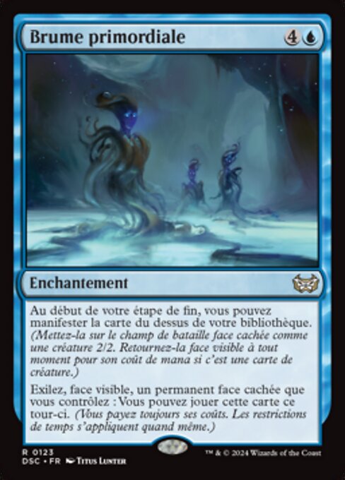 Brume primordiale (Primordial Mist) - Commander 2018 (#12) - Illustrated by Titus Lunter - Magic: The Gathering Card