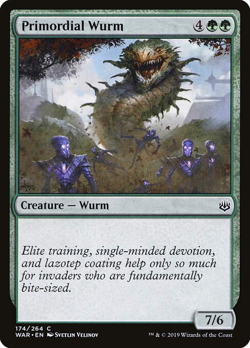 Primordial Wurm - War of the Spark Magic card