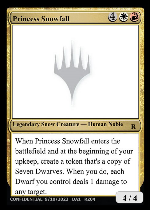 Princess Snowfall - Unknown Event Magic card