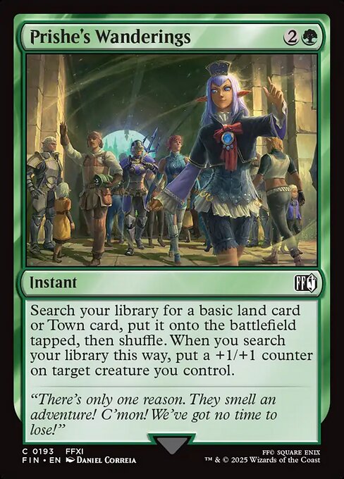 Prishe's Wanderings - Final Fantasy Magic card