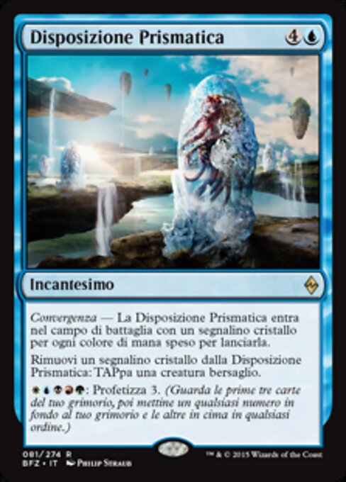 프리즘 배열 (Prism Array) - Battle for Zendikar (#81) - Illustrated by Philip Straub - Magic: The Gathering Card
