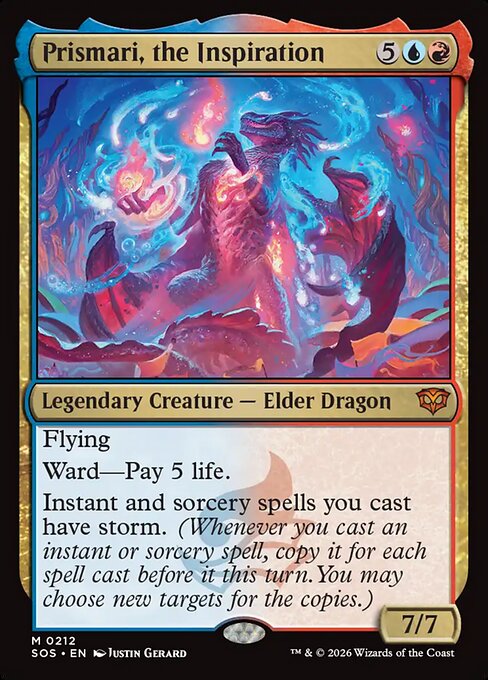 Prismari, the Inspiration - Secrets of Strixhaven Magic card