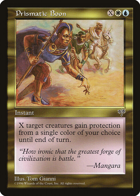 Prismatic Boon - Mirage Magic card