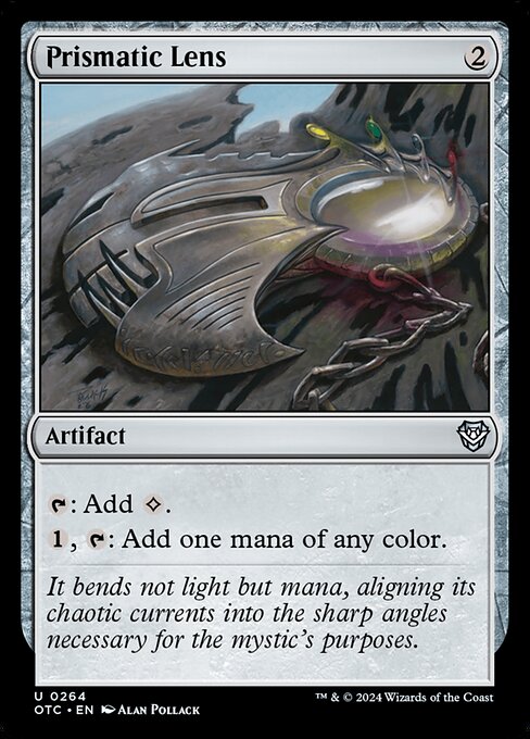 Prismatic Lens - Outlaws of Thunder Junction Commander Magic card