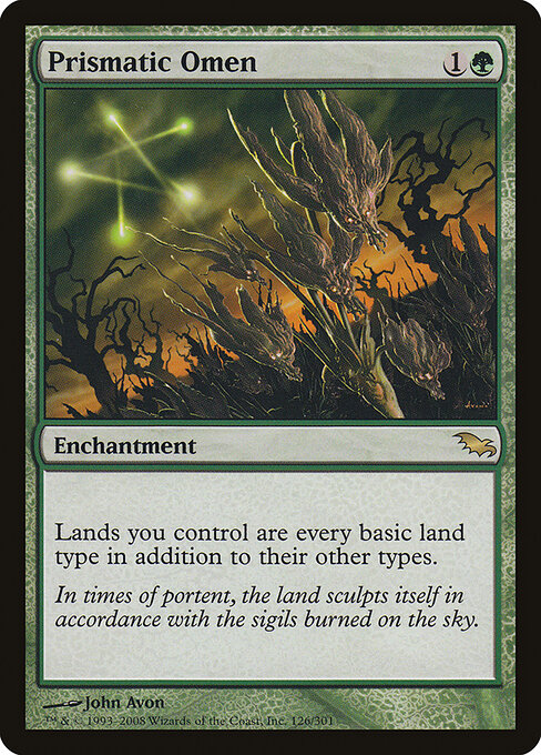 Prismatic Omen - Shadowmoor Magic card