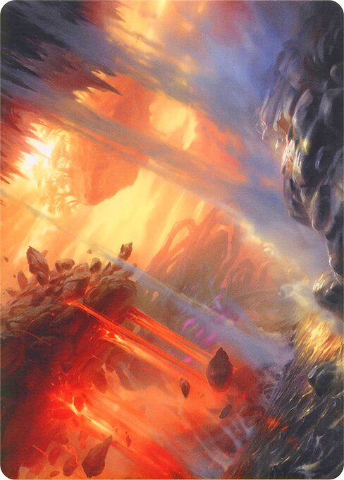 Prismatic Vista // Prismatic Vista - Zendikar Rising Art Series (#35) - Illustrated by Sam Burley - Magic: The Gathering Card