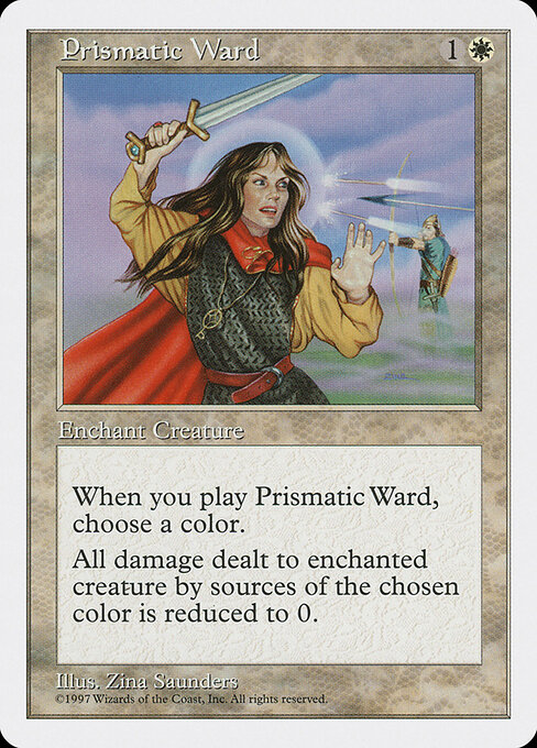 Prismatic Ward - Fifth Edition Magic card