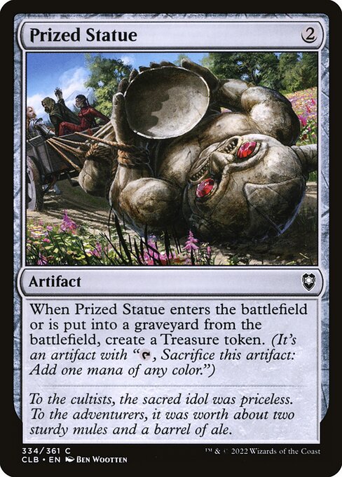 Prized Statue - Commander Legends: Battle for Baldur's Gate Magic card