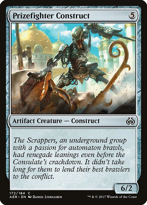 Prizefighter Construct - Aether Revolt Magic card