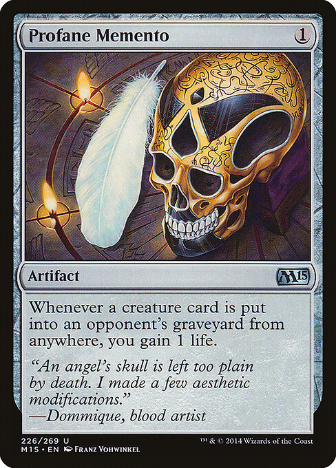 Profane Memento - Magic 2015 Magic card