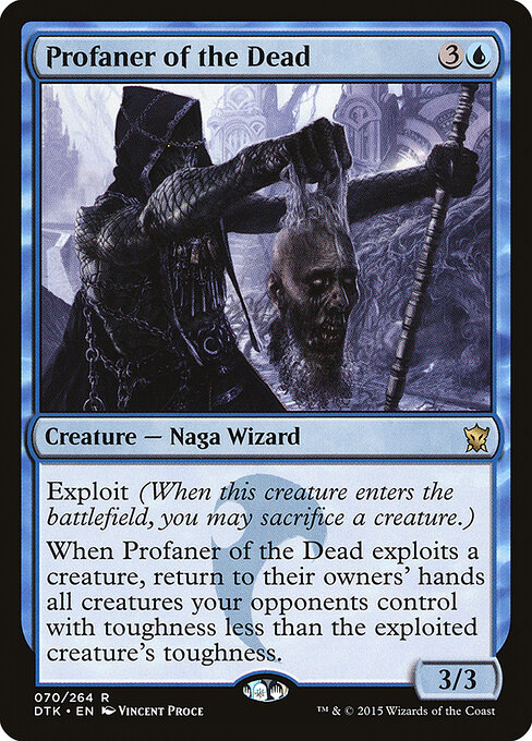 Profaner of the Dead - Dragons of Tarkir (#70) - Illustrated by Vincent Proce - Magic: The Gathering Card