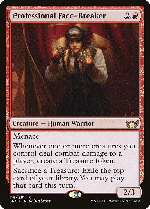 Professional Face-Breaker - Streets of New Capenna Magic card