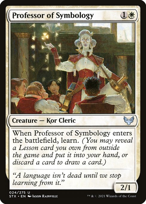 Professor of Symbology - Strixhaven: School of Mages Magic card