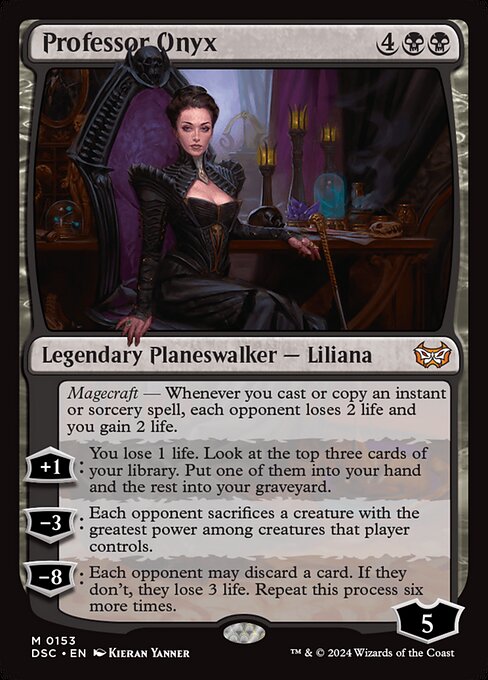 Professor Onyx - Duskmourn: House of Horror Commander Magic card