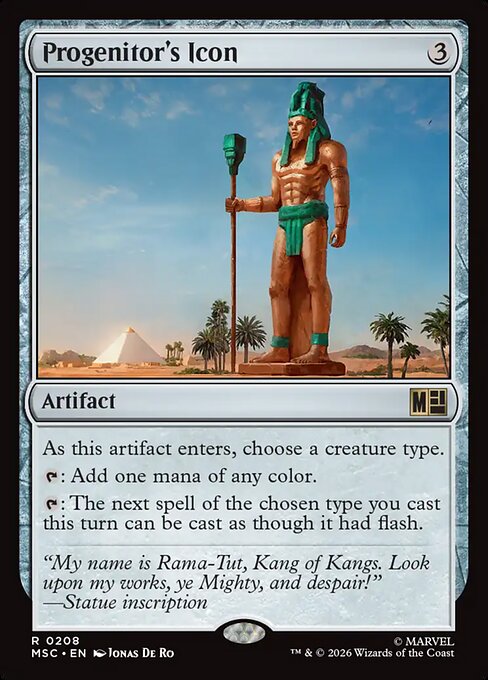 Progenitor's Icon - Marvel Super Heroes Commander Magic card