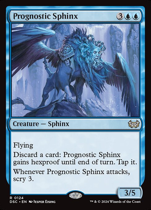 Prognostic Sphinx - Duskmourn: House of Horror Commander Magic card