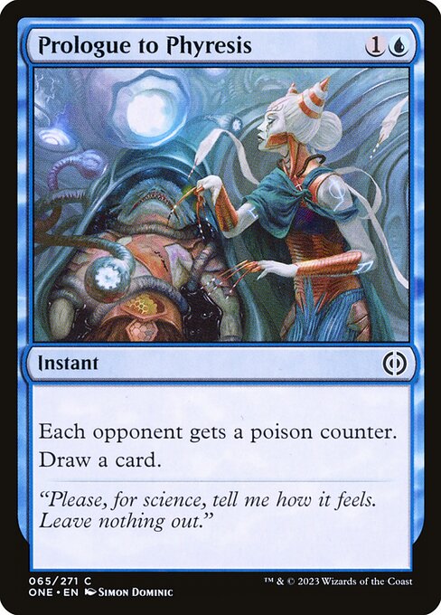 Prologue to Phyresis - Phyrexia: All Will Be One Magic card