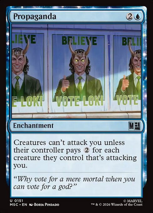 Propaganda - Marvel Super Heroes Commander Magic card
