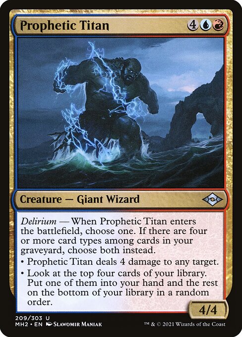 Prophetic Titan - Modern Horizons 2 Magic card