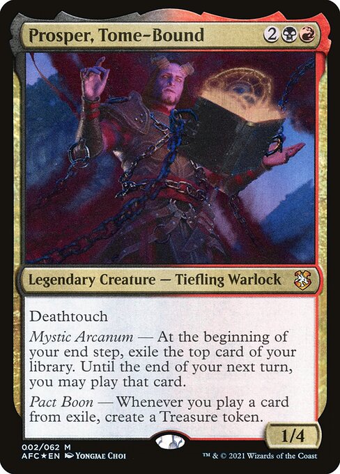Prosper, Tome-Bound - Forgotten Realms Commander Magic card