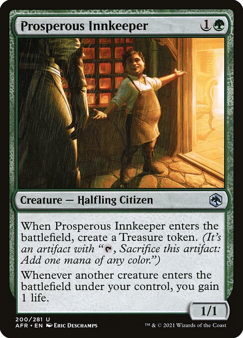 Prosperous Innkeeper - Adventures in the Forgotten Realms Magic card
