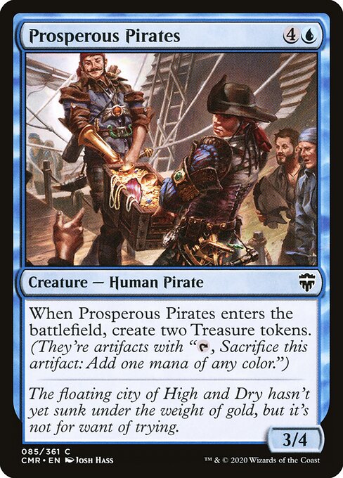Prosperous Pirates - Commander Legends (#85) - Illustrated by Josh Hass - Magic: The Gathering Card