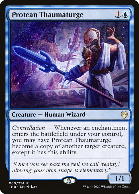Protean Thaumaturge - Theros Beyond Death (#60) - Illustrated by Izzy - Magic: The Gathering Card