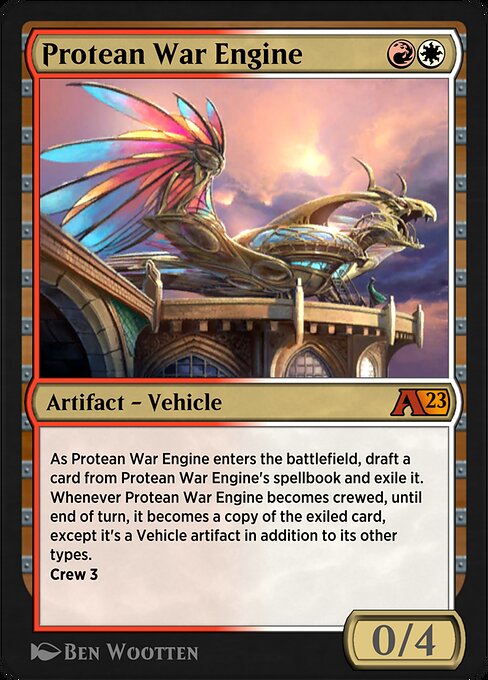 Protean War Engine - Alchemy: Dominaria (#25) - Illustrated by Ben Wootten - Magic: The Gathering Card