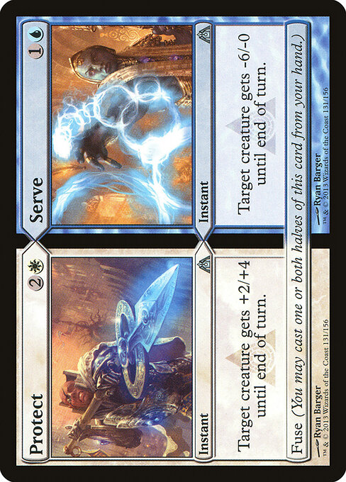 Protect // Serve - Dragon's Maze Magic card