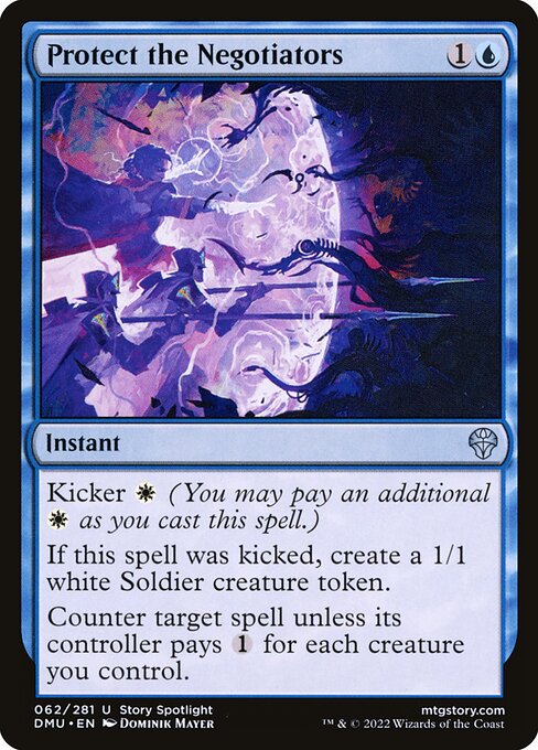 Protect the Negotiators - Dominaria United (#62) - Illustrated by Dominik Mayer - Magic: The Gathering Card