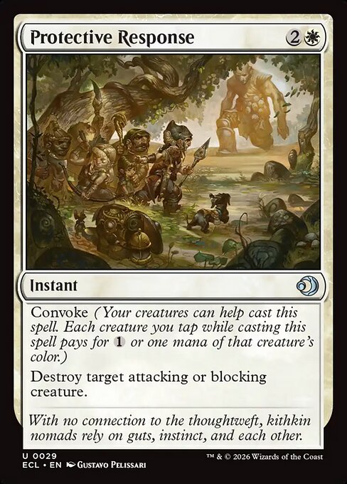Protective Response - Lorwyn Eclipsed Magic card
