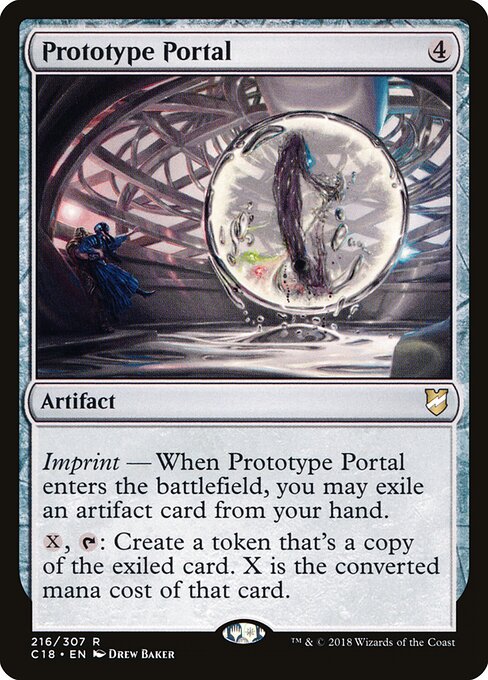 Prototype Portal - Commander 2018 (#216) - Illustrated by Drew Baker - Magic: The Gathering Card