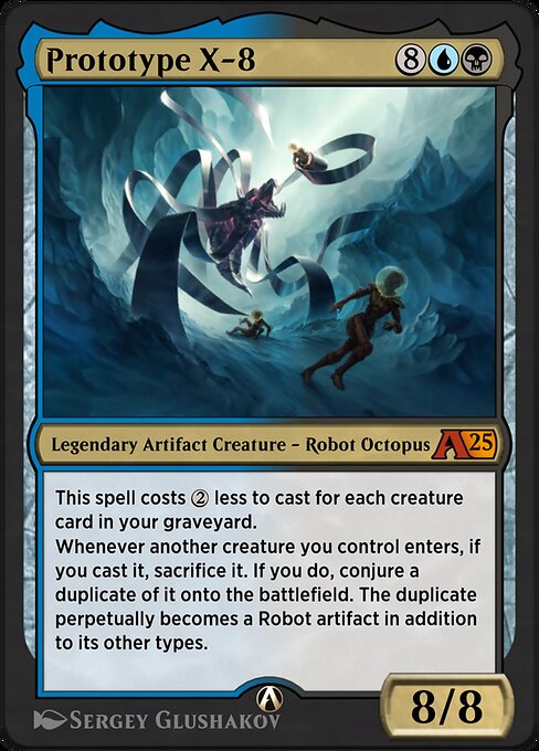 Prototype X-8 - Alchemy: Edge of Eternities (#24) - Illustrated by Sergey Glushakov - Magic: The Gathering Card
