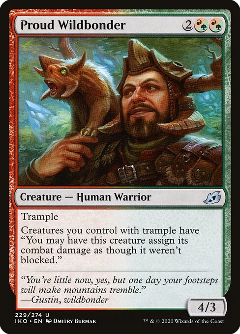 Proud Wildbonder - Ikoria: Lair of Behemoths Magic card