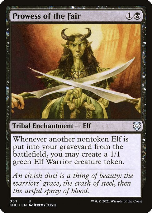 Prowess of the Fair - Kaldheim Commander Magic card